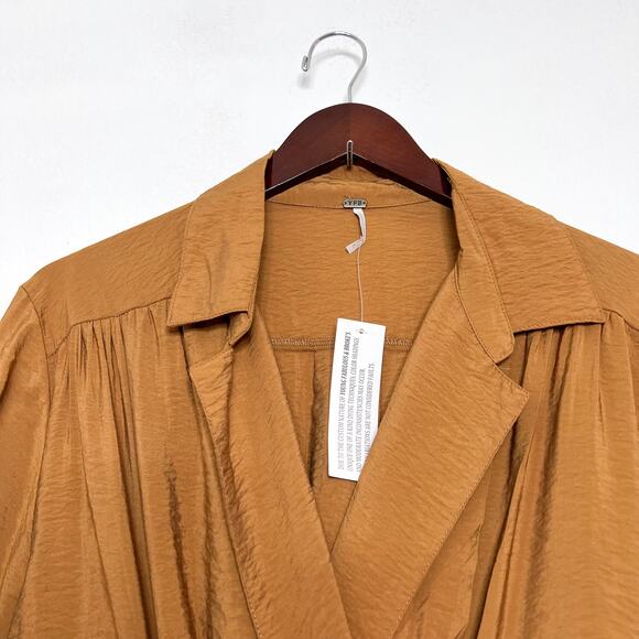 Young Fabulous & Broke Brown Derby Maxi Dress Size Large - Picture 3 of 12